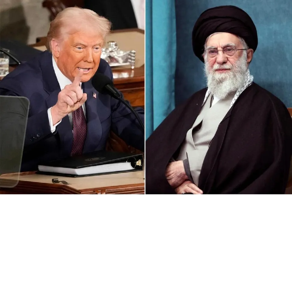 President Donald Trump and Ayatollah Ali Khamenei