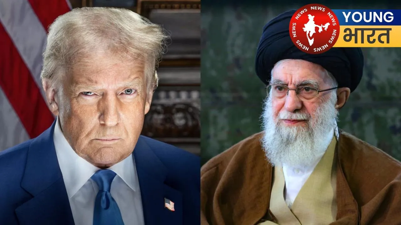 Donald Trump and Iran's Supreme Leader Ayatollah Khamenei