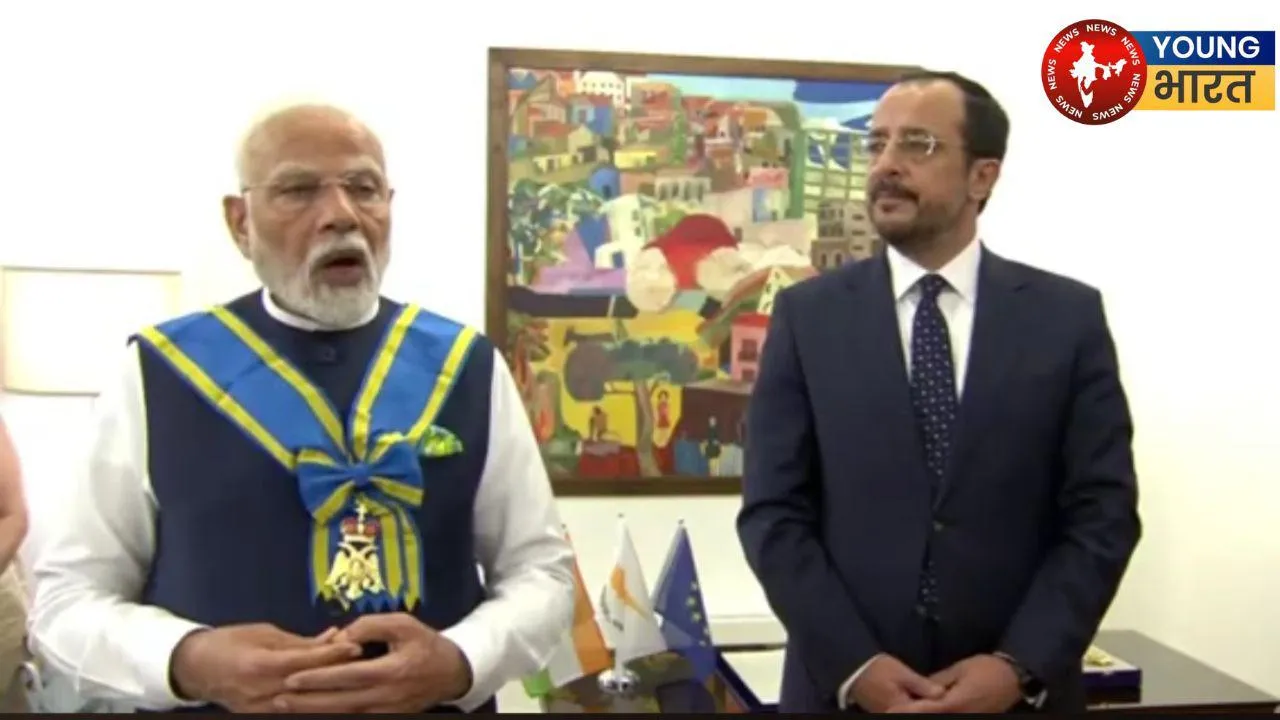 PM Narendra Modi Nicosia welcome