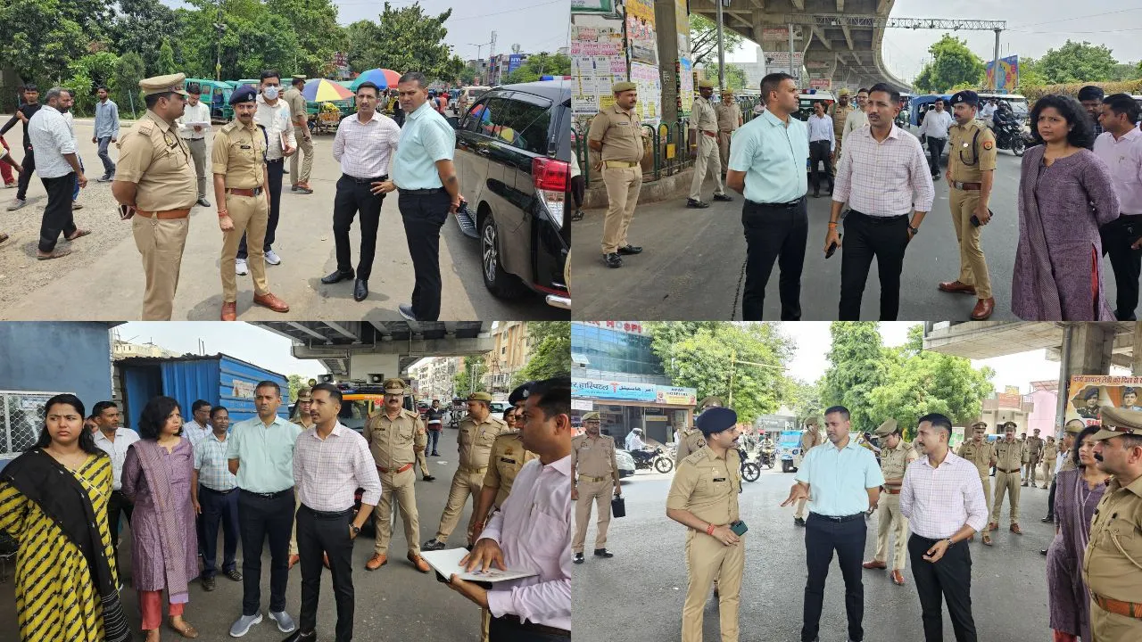 DM Joint Police Commissioner inspected major intersections