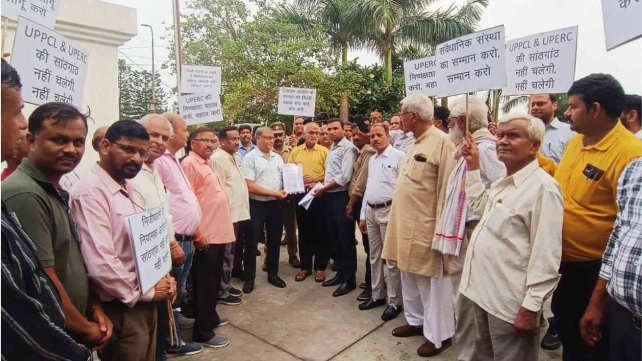 protest agaings electricity privatisation