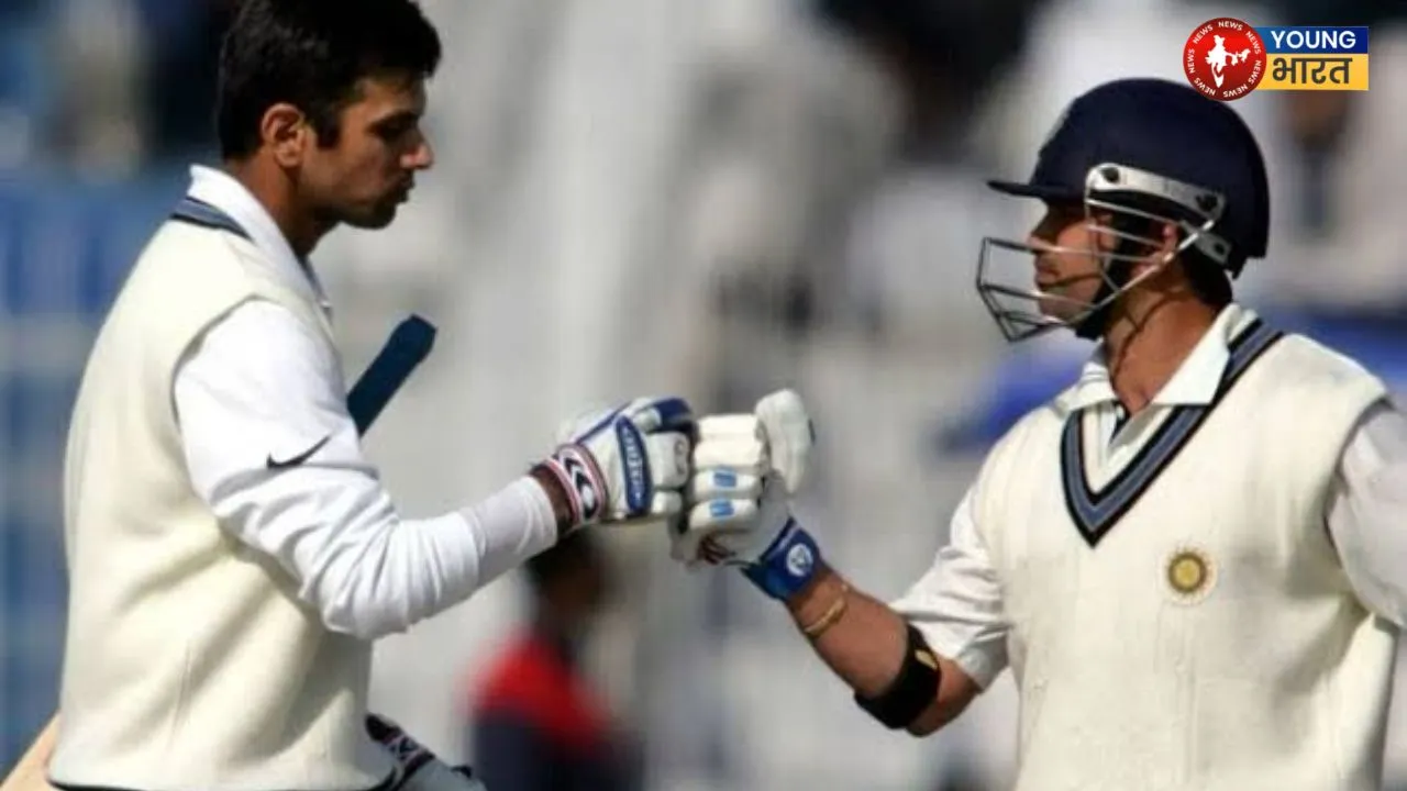 sachin and rahul dravid in headingley