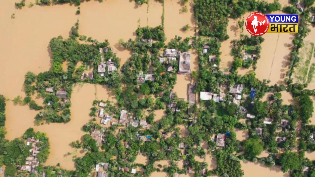 Sudden flood in Subarnarekha river in Odisha