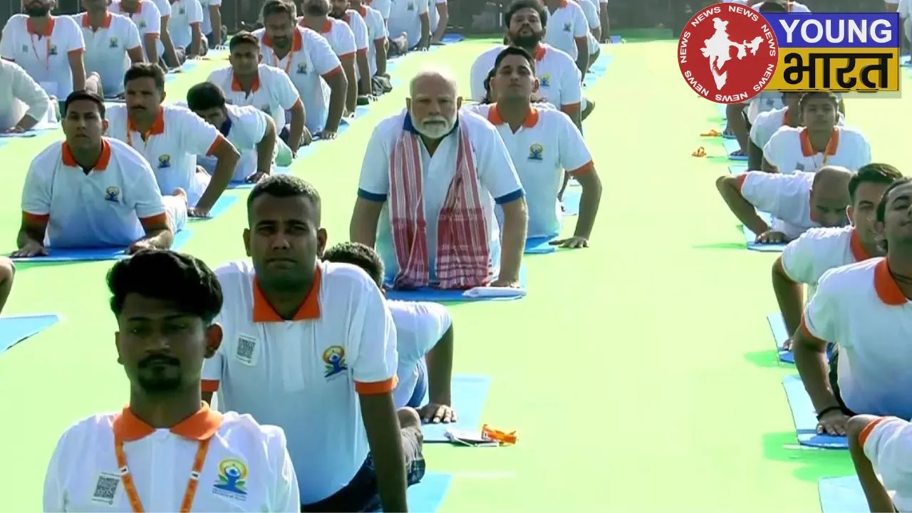 Yoga with Modi