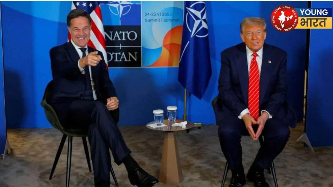 NATO Secretary General Mark Rutte and Donald Trump