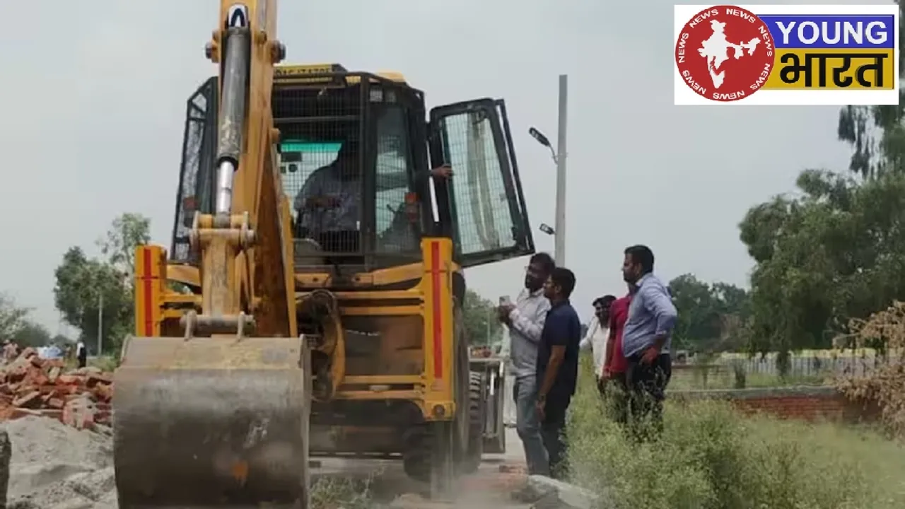 NOIDA Bulldozer action