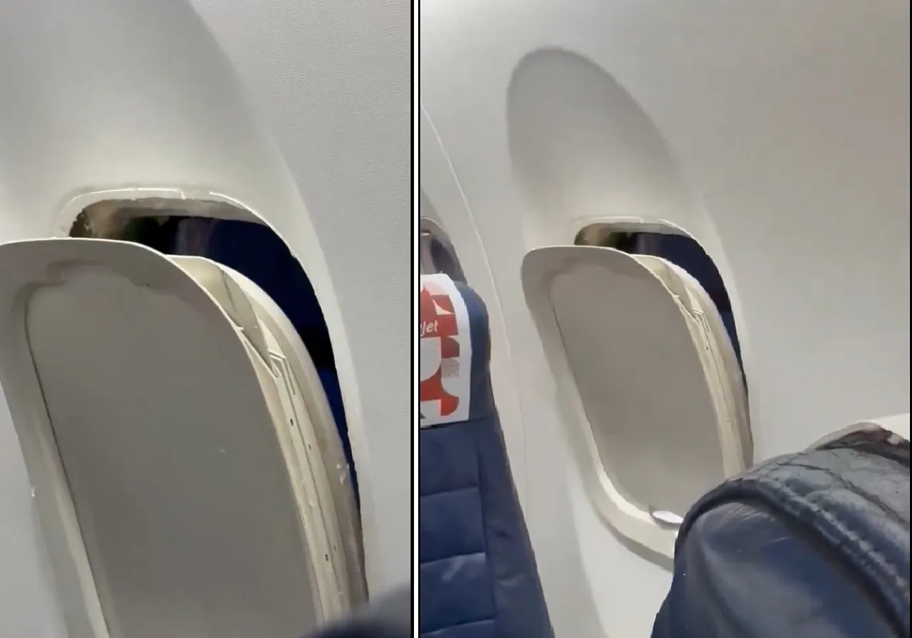 plane window
