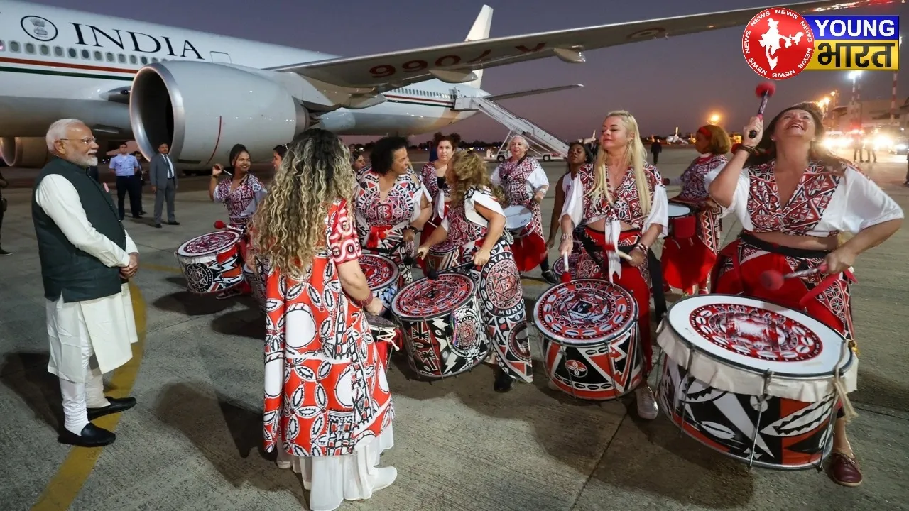 PM Modi received a grand welcome Of Shiv Tandav in Brasilia