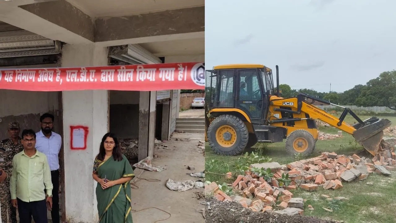 action against illegal constructions lucknow