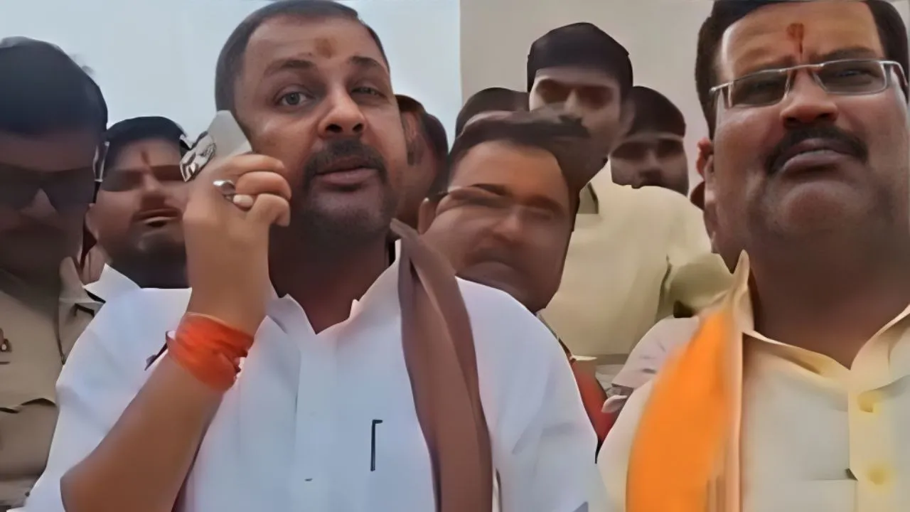 bjp mla vs sdm