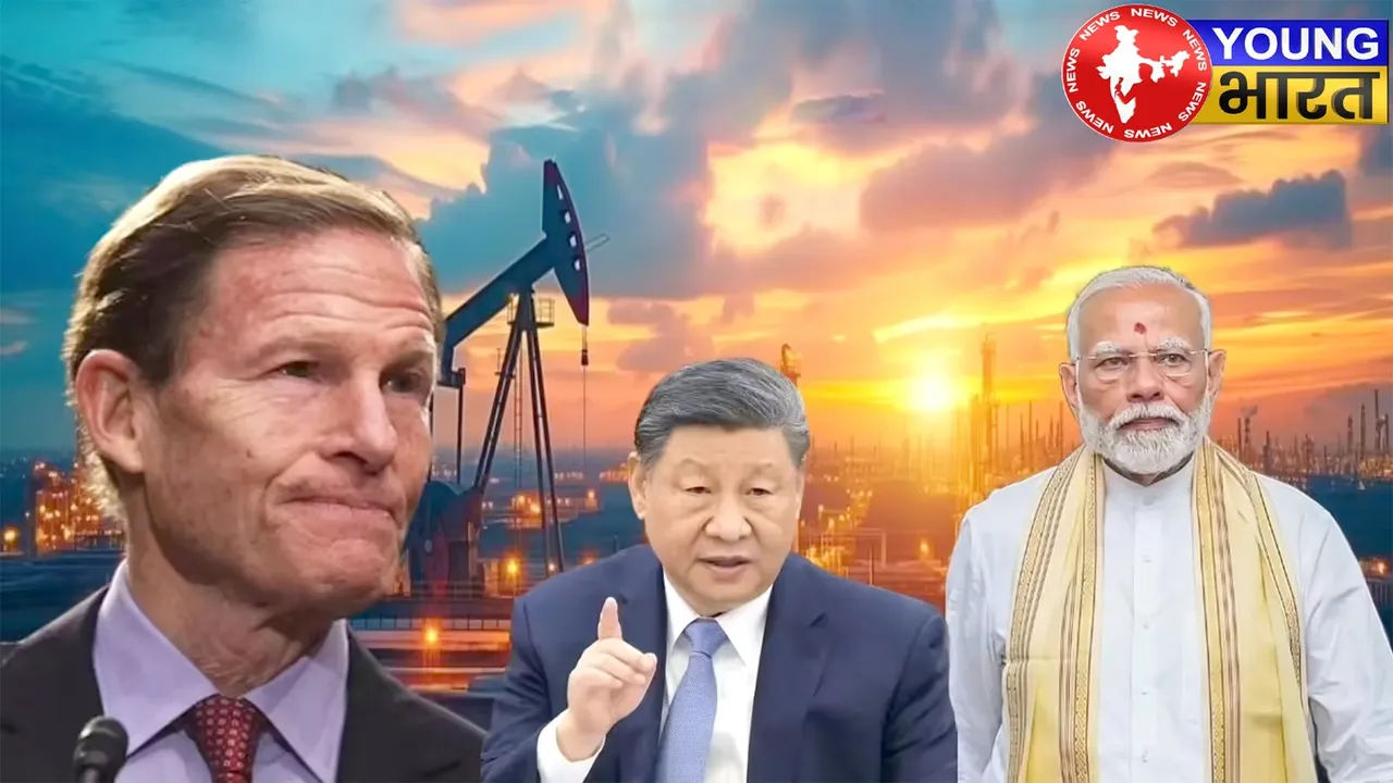 Putin से तेल खरीदा तो अमेरिका से रार!  India-China-Brazil पर 500% टैक्स का प्रहार! | यंग भारत न्यूज