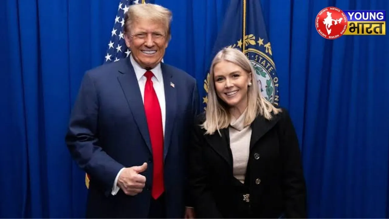 Donald Trump with karoline Levitt