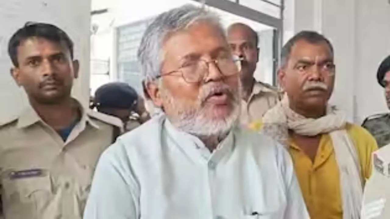 BJP MLA Mishrilal Yadav addressing media after court verdict