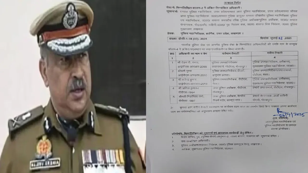 UP Police Transfer 2025