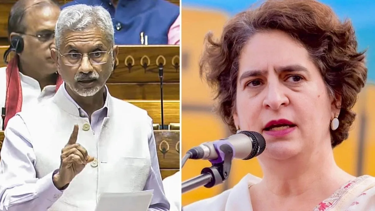 Jaishankar and Priyanka Gandhi