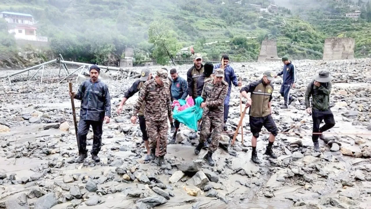 Uttarkashi Cloudburst 2025 : धराली-हर्षिल में 100 से अधिक लापता, 7वें दिन भी तलाश जारी | यंग भारत न्यूज