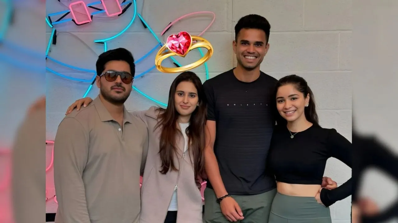 arjun tendulkra engagement