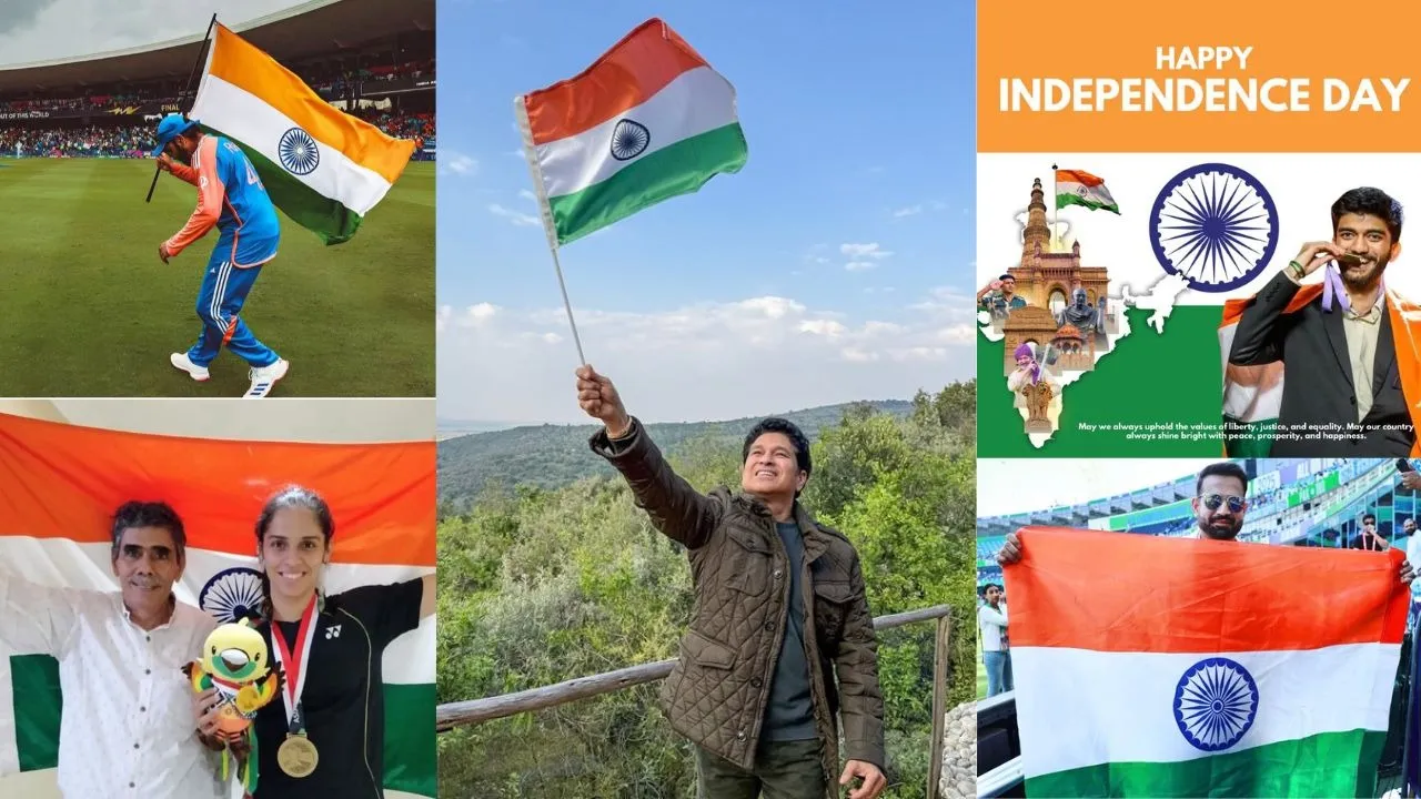 sportsmen on independence day