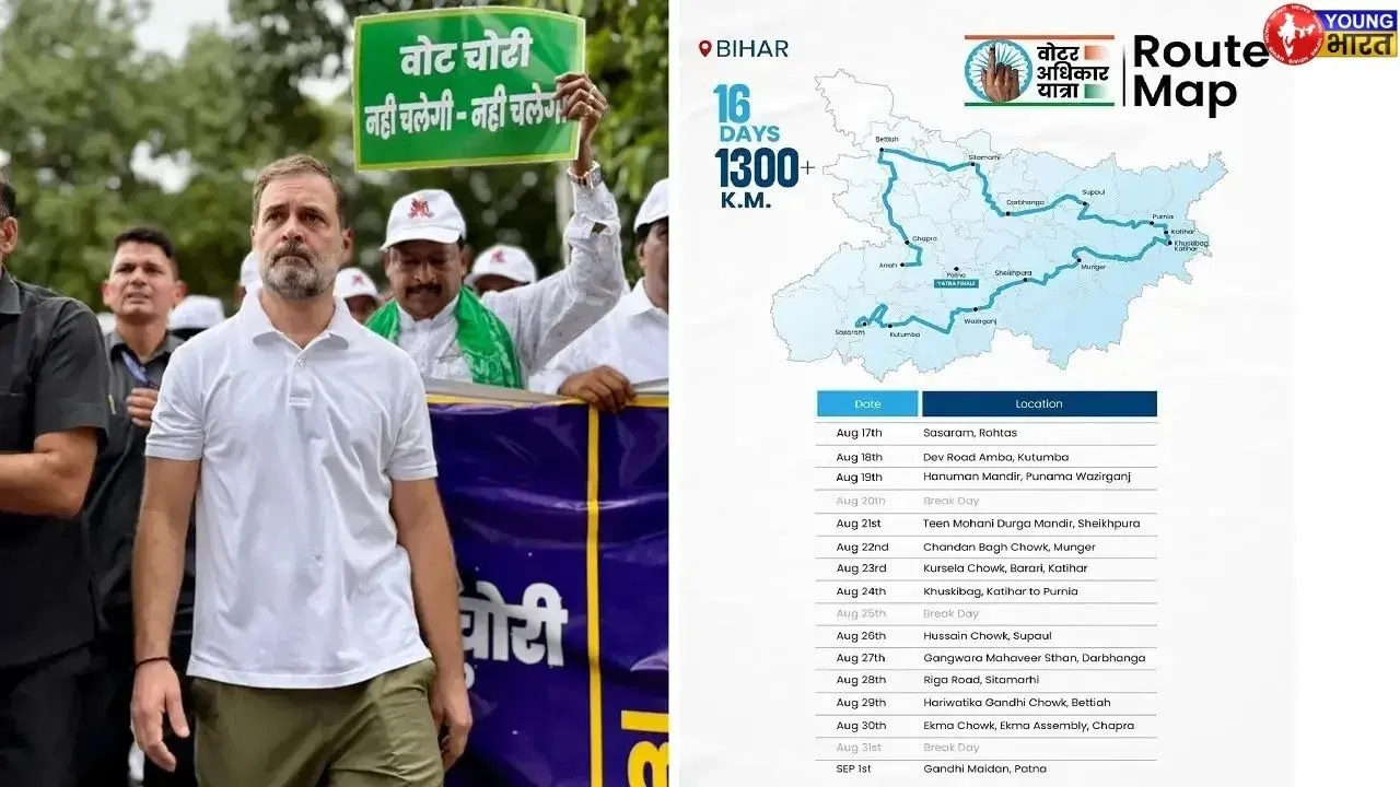 Rahul Gandhi Voter Rights Yatra