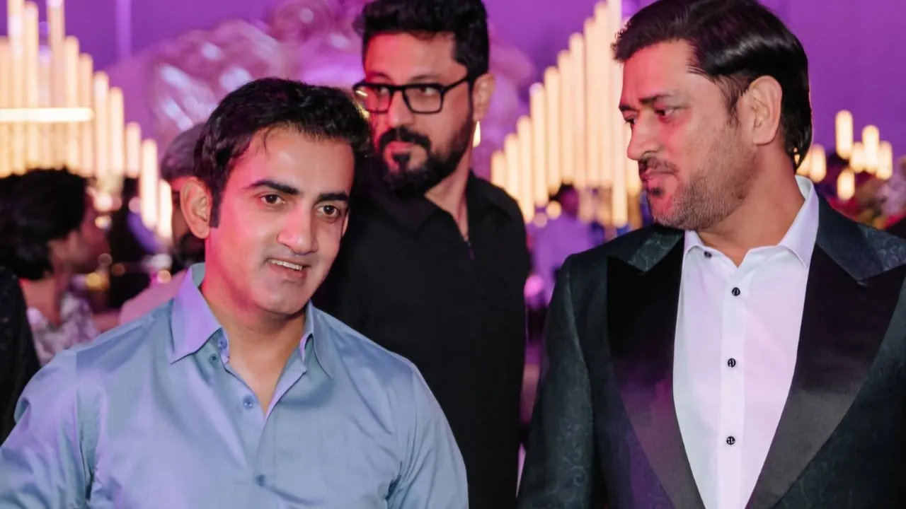 dhoni and gambhir