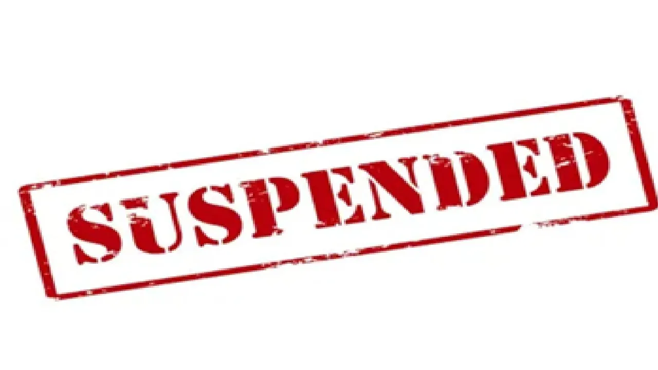 Tax Officer Suspended
