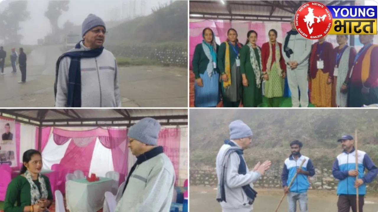 CM Dhami Morning walk