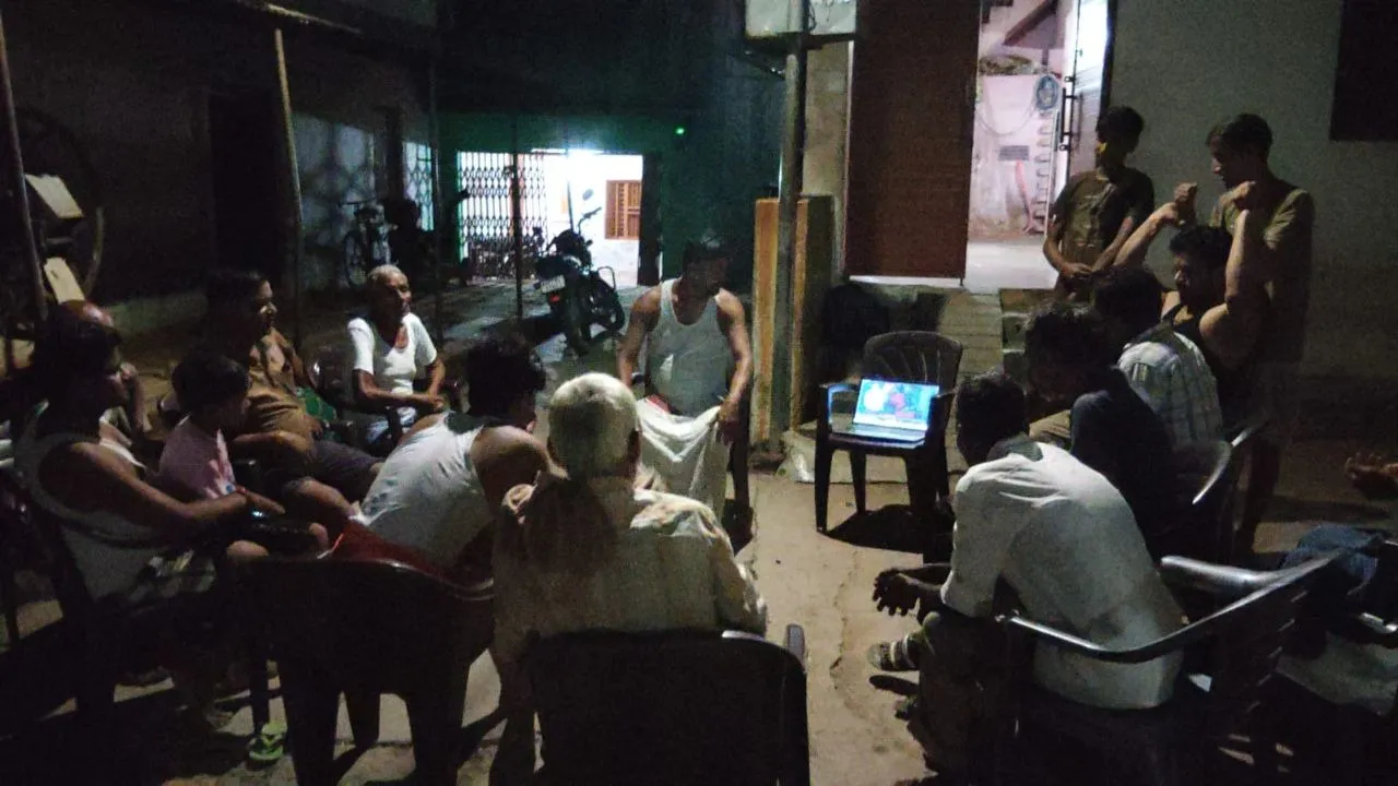 Night Chaupal for prevention of Filariasis