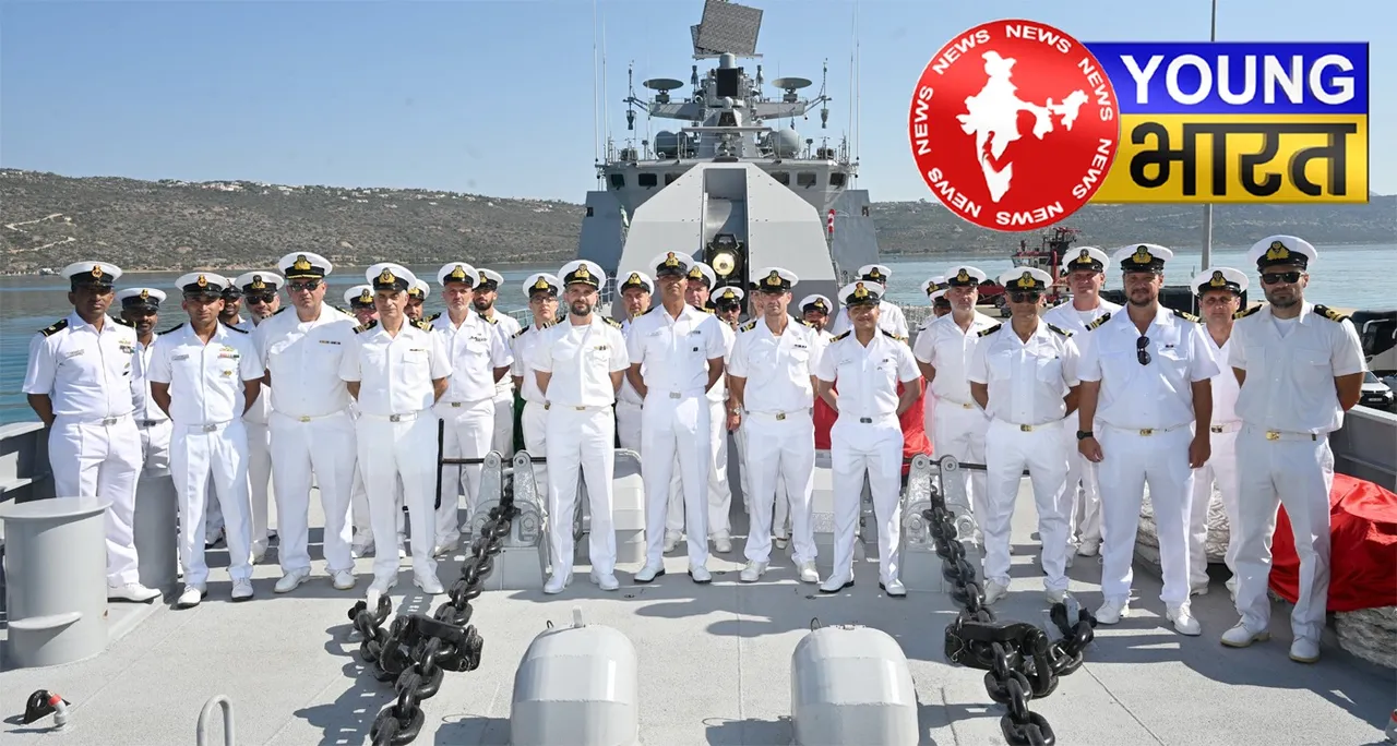 Indian Navy का नया 'शेर' भूमध्य सागर में! INS Tamal ने दुनिया को दिखाई ताकत | यंग भारत न्यूज