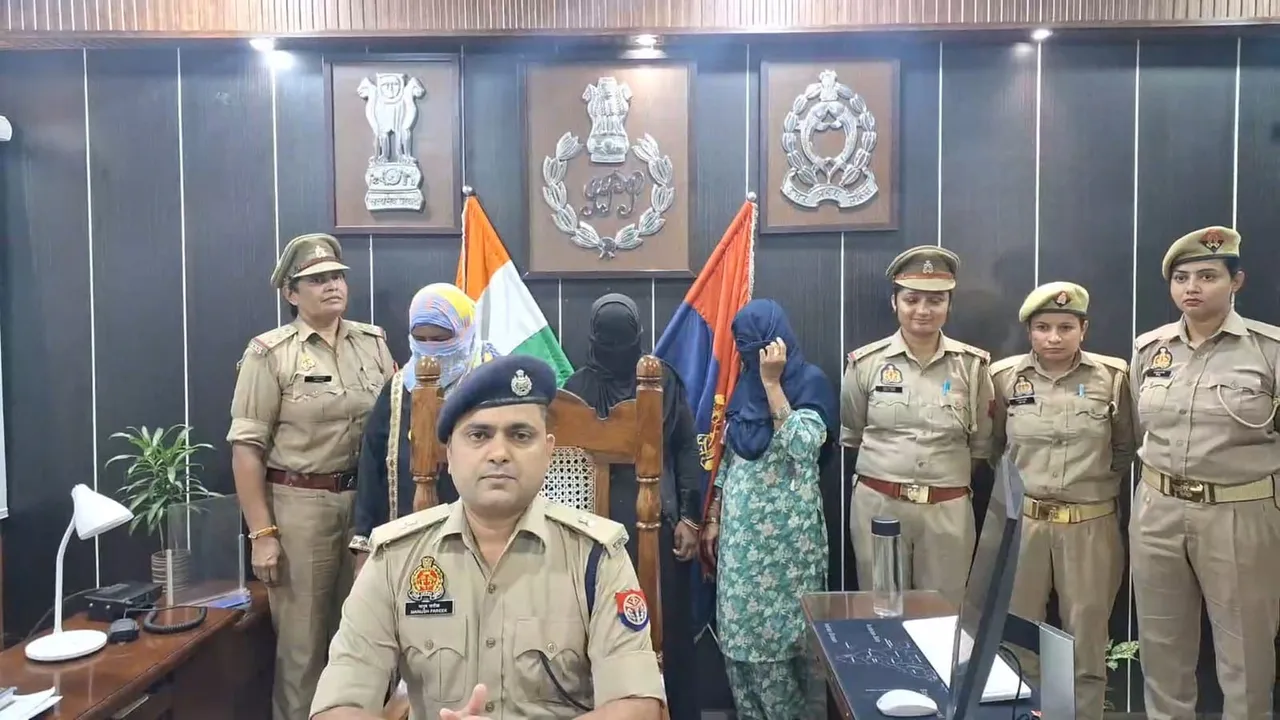 बरेली में पहचान छुपाकर रहने वाली तीन बंगलादेशी महिलाएं