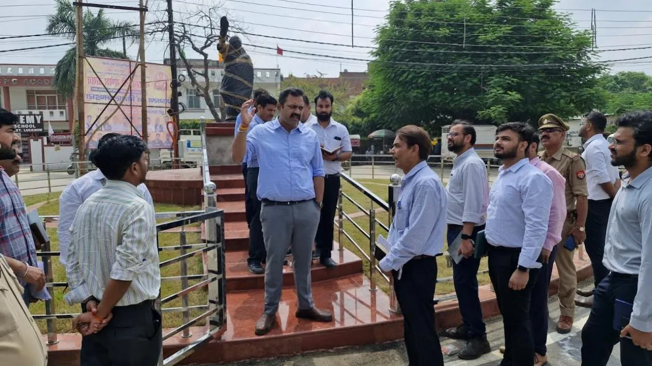 twenty four meter wide connecting road built from IIM to Naimisharanya