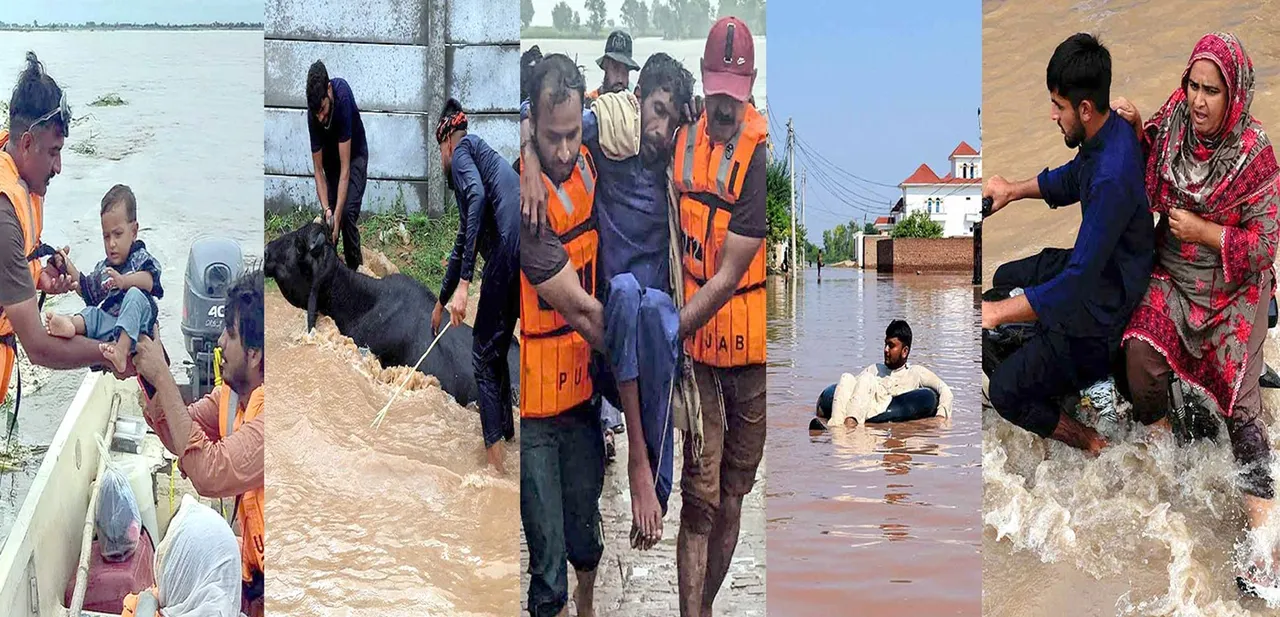 पाकिस्तान में भीषण बाढ़ — क्या सच में भारत है गुनहगार? 8 तस्वीरों में देखें तबाही का मंजर | यंग भारत न्यूज
