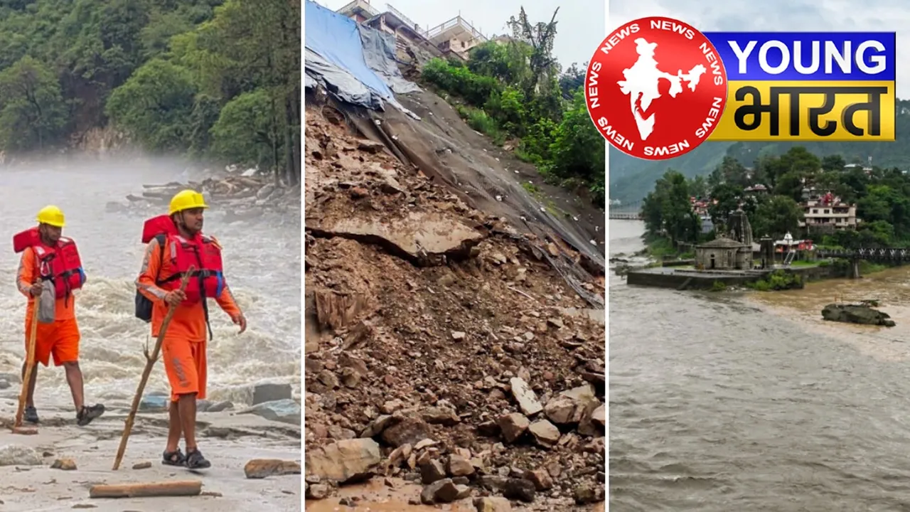चंबा-मंडी से मनाली तक कहर : रेस्क्यू ऑपरेशन जारी, 7 की मौत, 9 लापता, मोबाइल नेटवर्क ठप | यंग भारत न्यूज