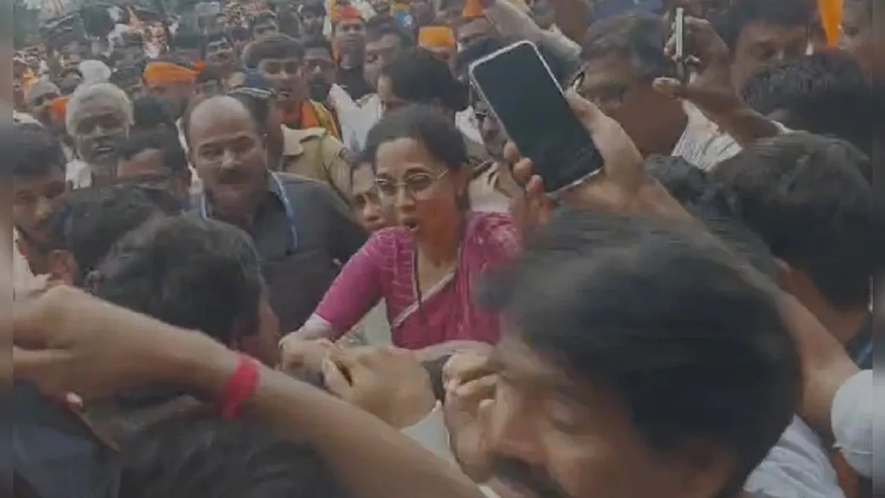 Supriya Sule in Mumbai