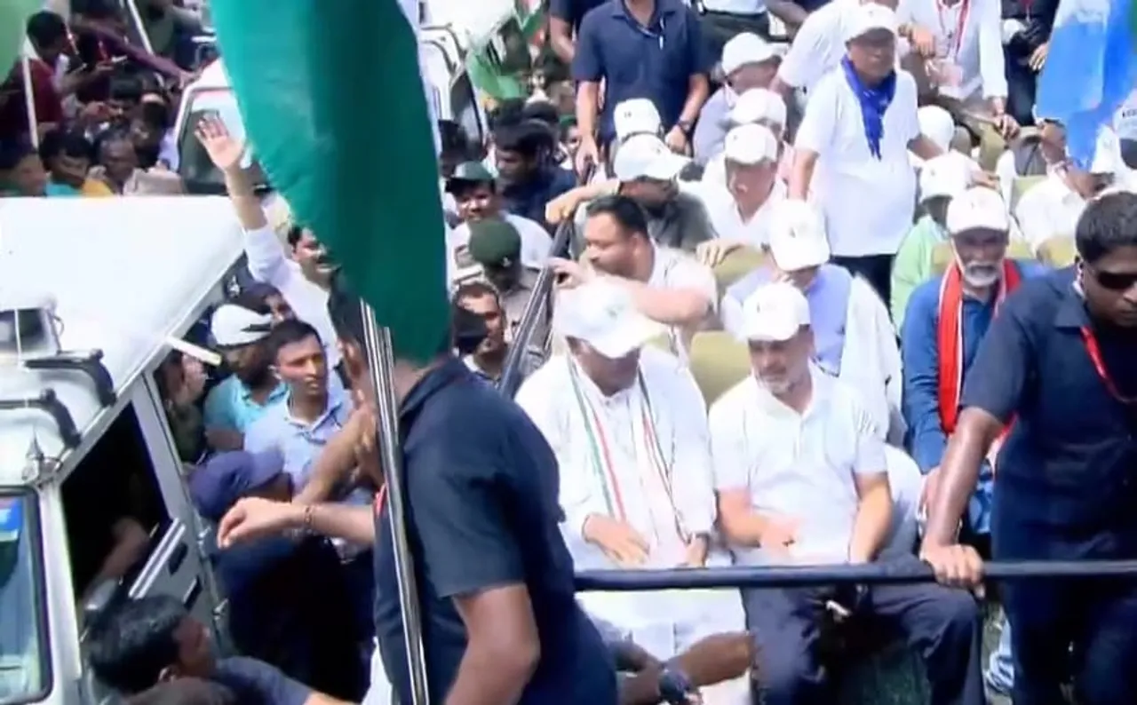 Tejashwi Rahul Voter Adhikar Yatra