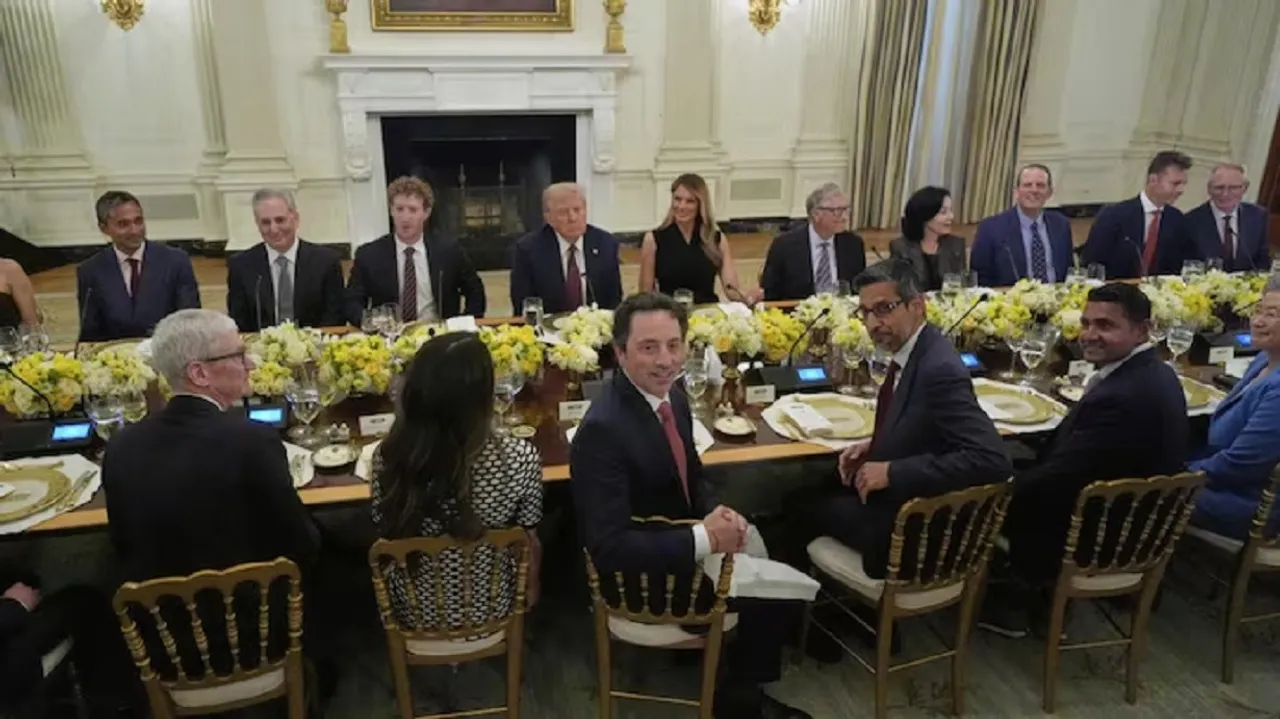 Donald Trump was seated with Meta CEO Mark Zuckerberg