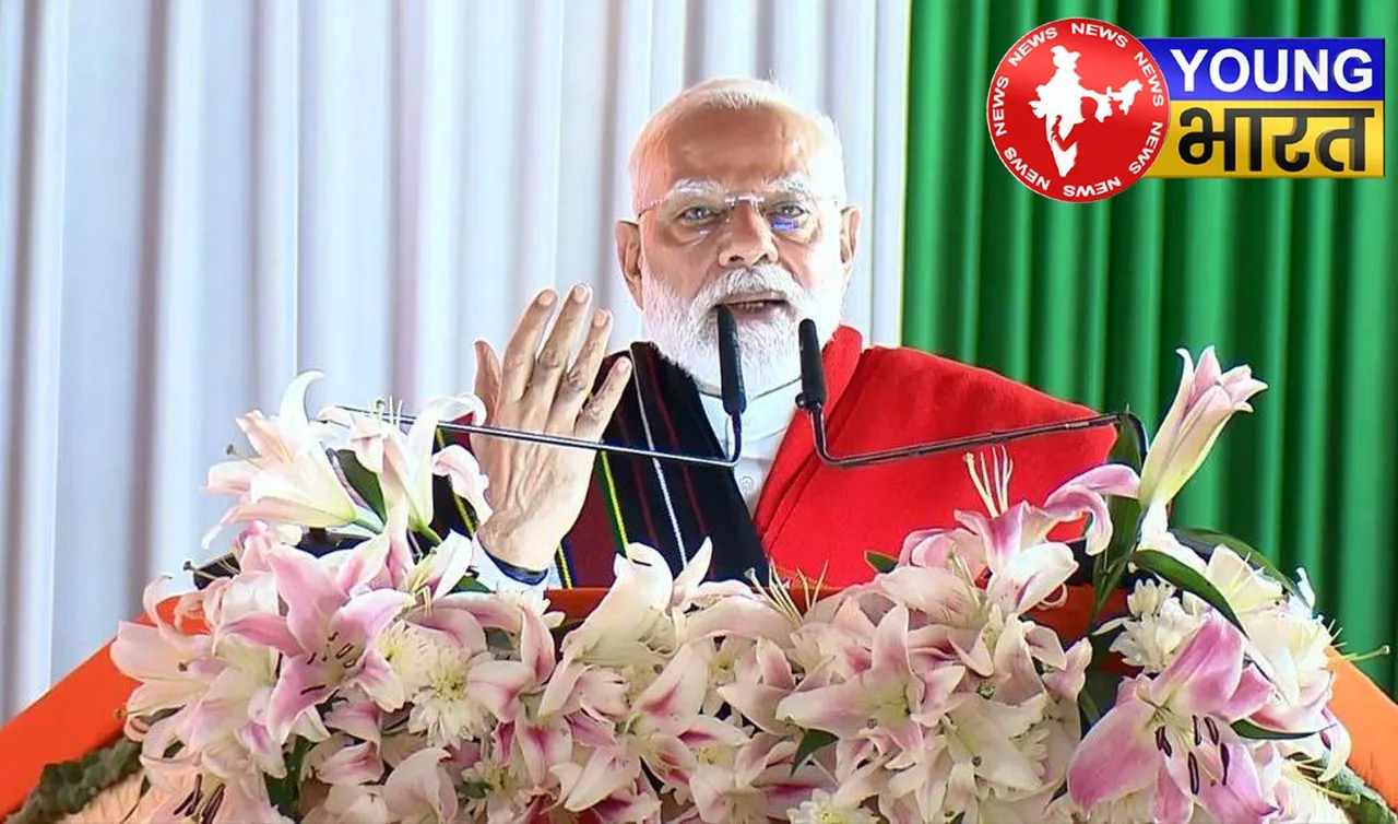 Manipur 'मां भारती का मुकुट रत्न', PM मोदी ने क्यों कही यह बात? | यंग भारत न्यूज