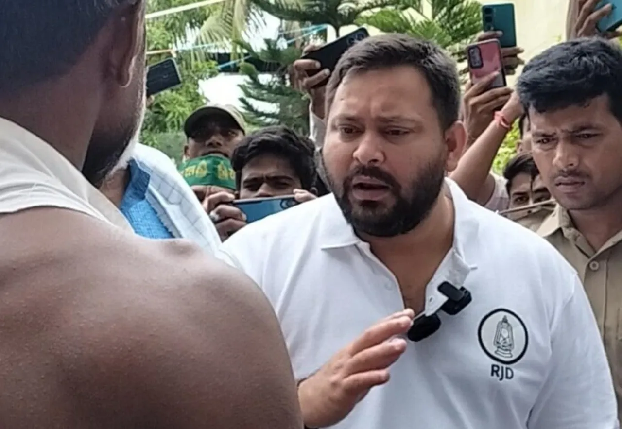 Tejashwi Yadav fir youtuber