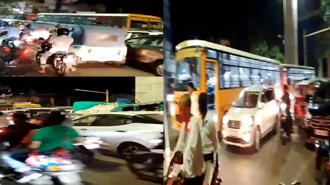 Lucknow Traffic Jam