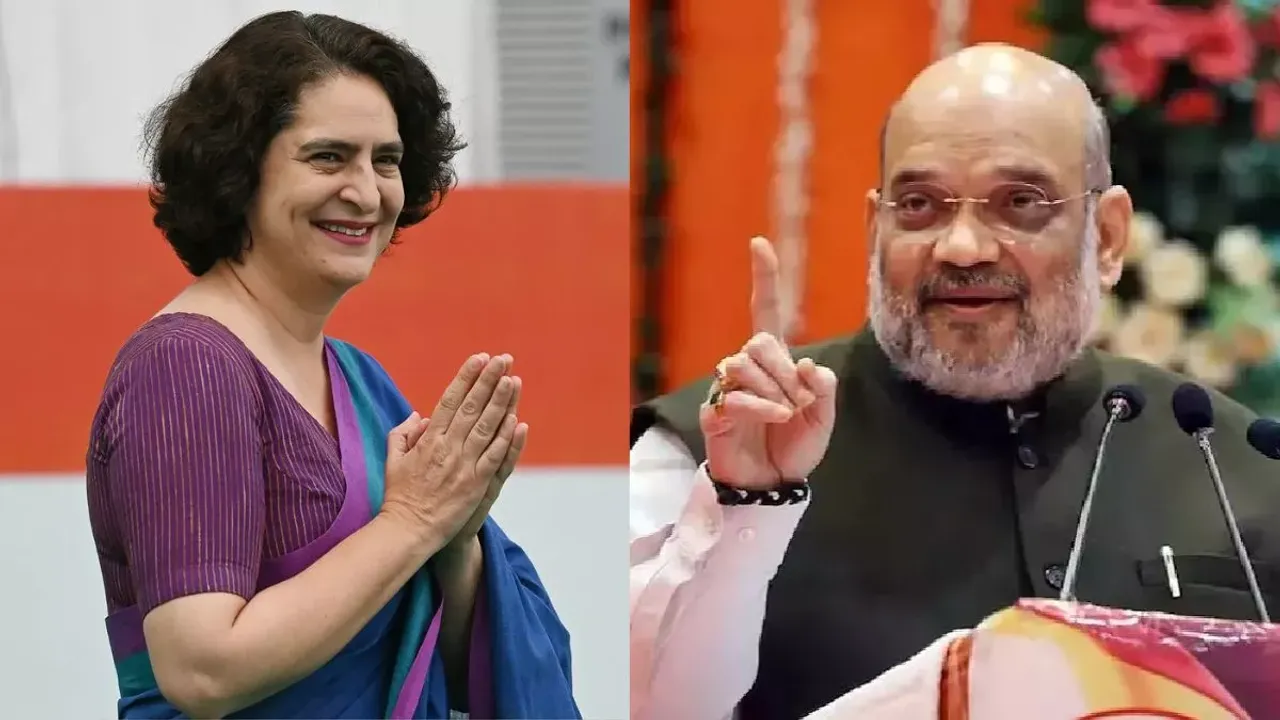 Priyanka Gandhi Amit Shah Bihar Election 2025
