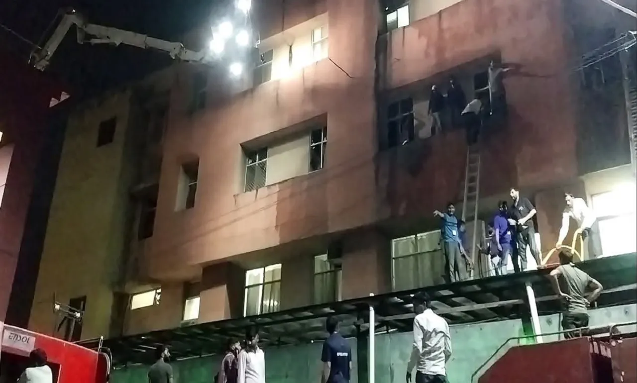 Hospital fire Jaipur