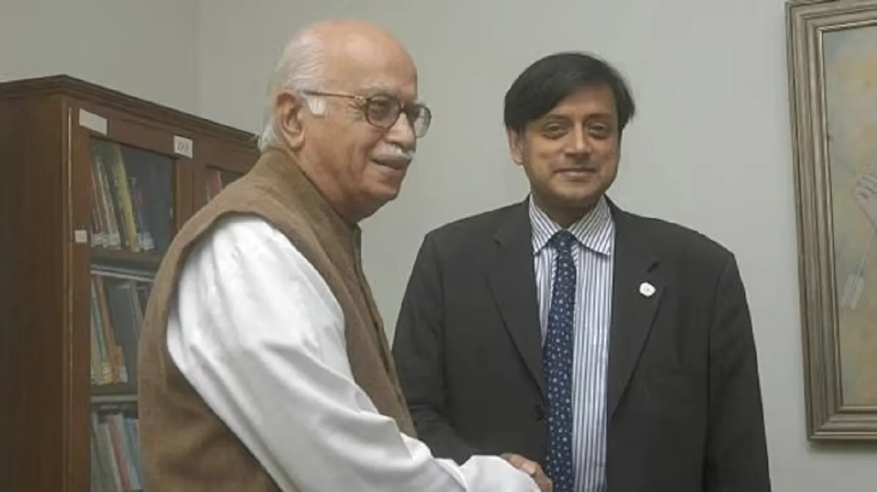 Shashi Tharoors LK Advani