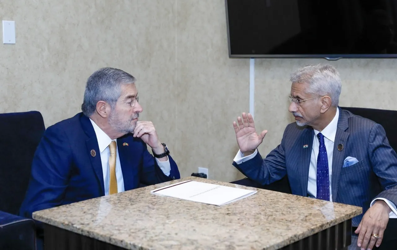 Maxican Foriegen Minister And jai Shankar