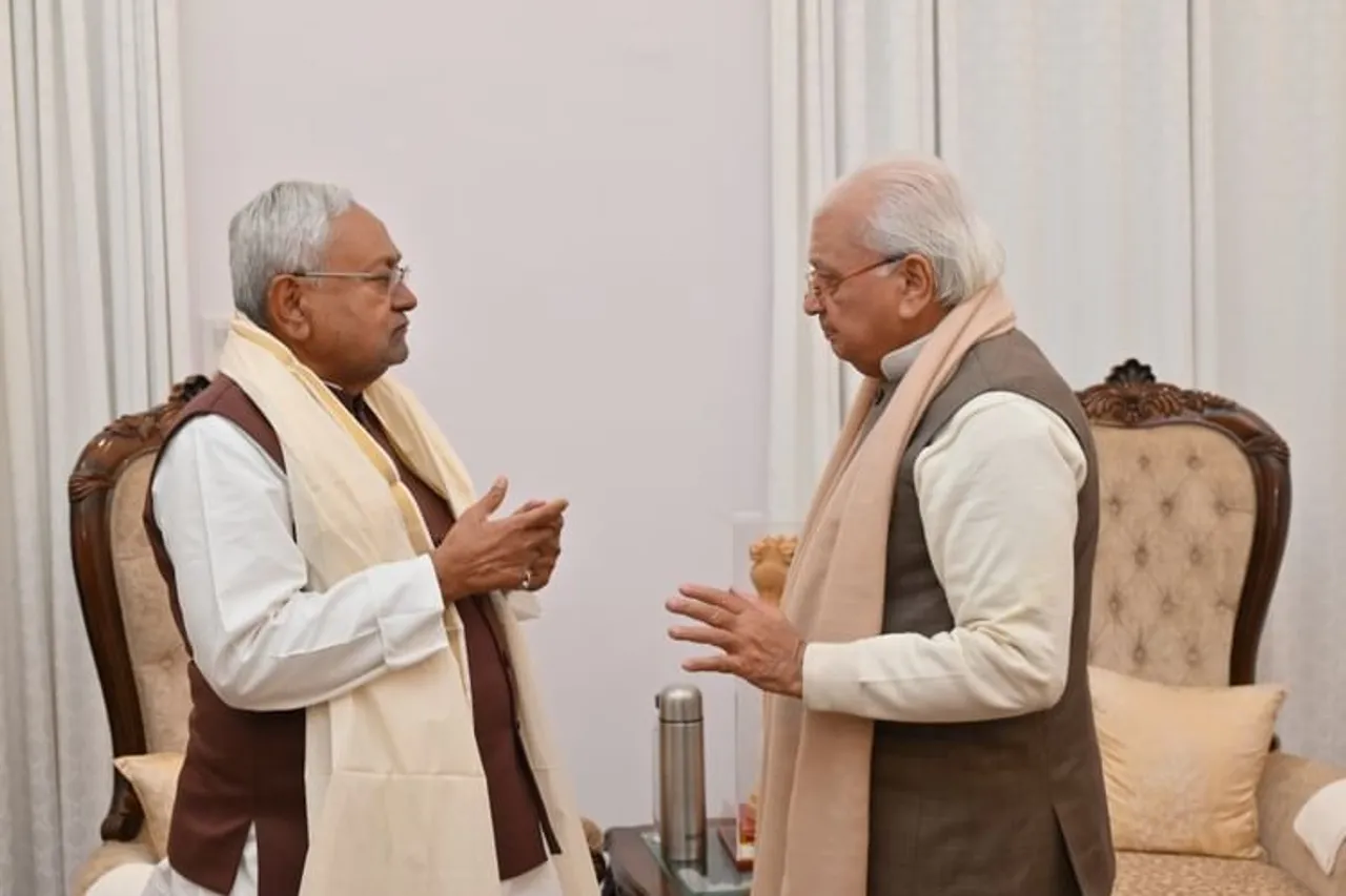 Nitish kumar met governor