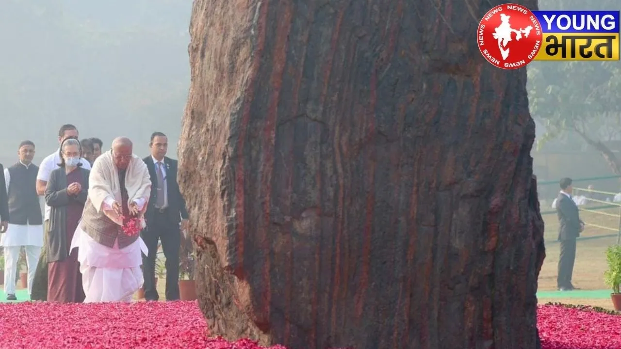 Karge- Sonia- Rahul Gandhi at Shaktisthal