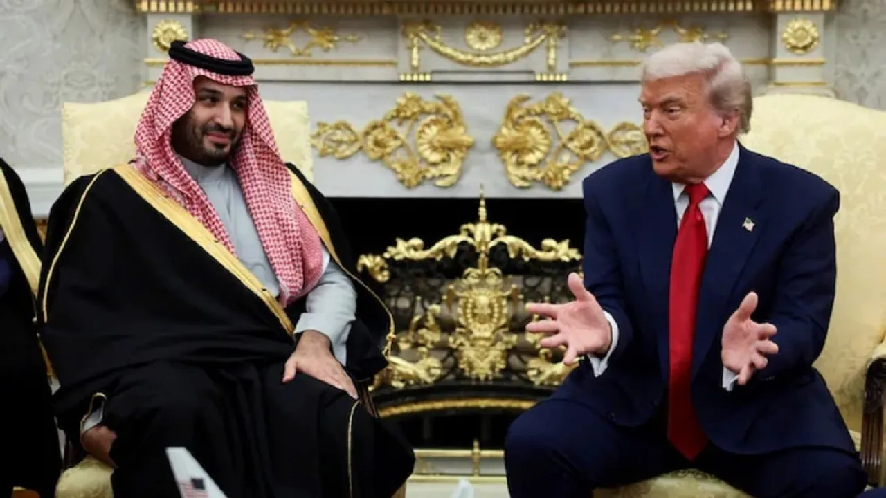 Saudi croun princ sanman meet Trump