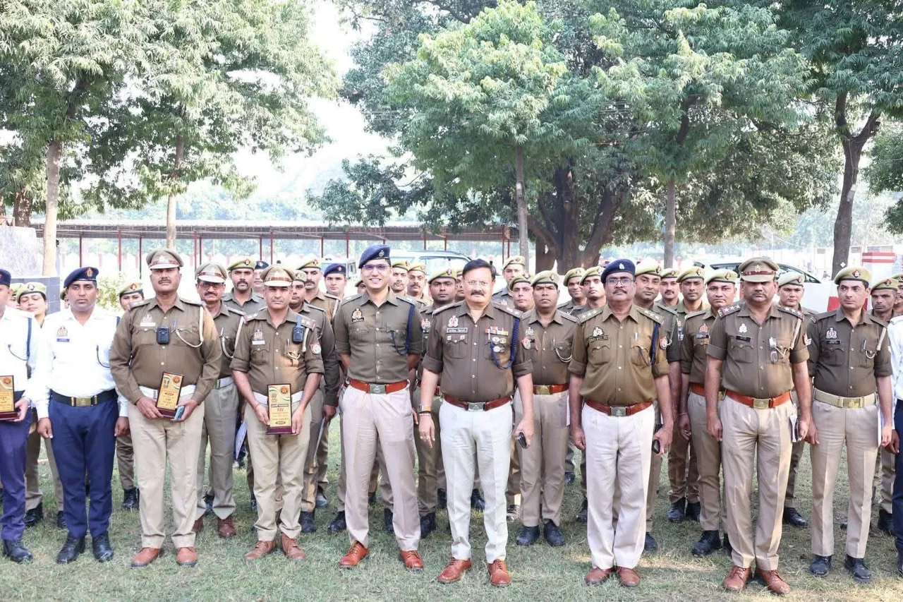 पुलिस लाइन में आयोजित प्रशिक्षण समापन समारोह