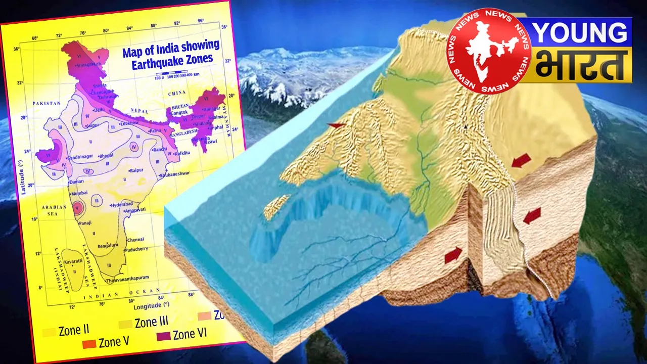 EARTHQUAKE DANGER ZONE INDIA UPDATE MAP