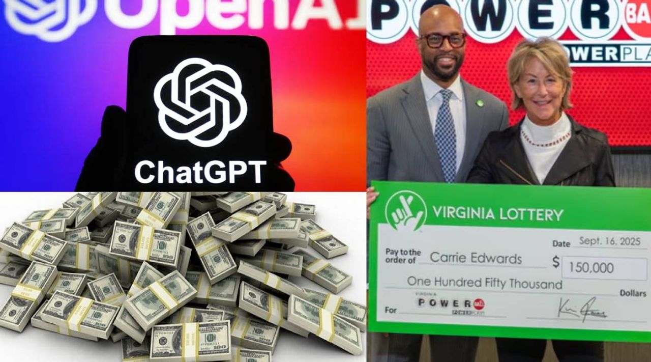 Virginia woman uses AIgenerated numbers to win 150,000 lottery and(01)