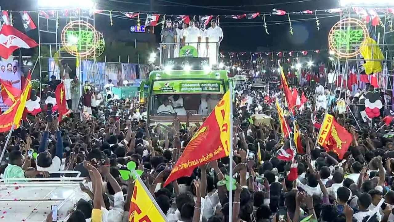 ‘’திருமாவளவன் கட்சியை திமுக விழுங்கிவிடும்.’’ -தஞ்சையில்  இபிஎஸ் அதிரடி பேச்சு