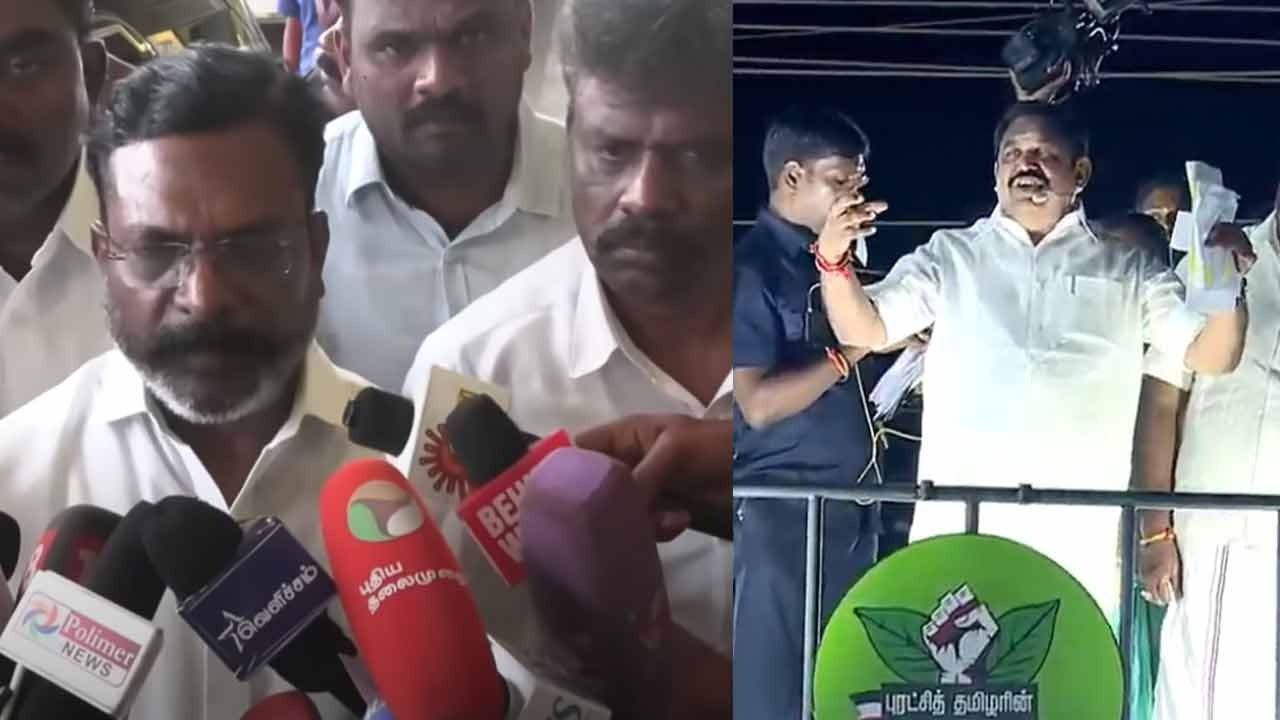 'யாரோ சொல்லித் தருகிறார்கள் என்று தான் கருதுகிறேன்'-திருமாவளவன் பேட்டி